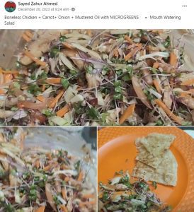 Microgreens with Chicken by WaterandPlant